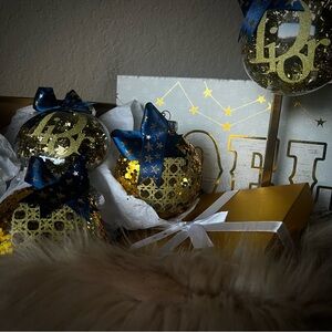 Handcrafted Holiday Ornaments-Set of 4